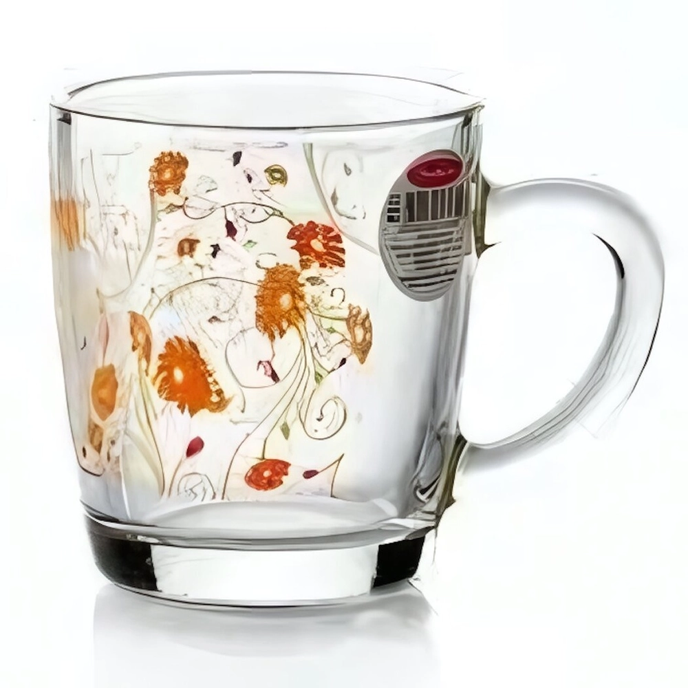 Кружка стеклянная 340мл «Серенейд» оранжевый 55531SLBD16