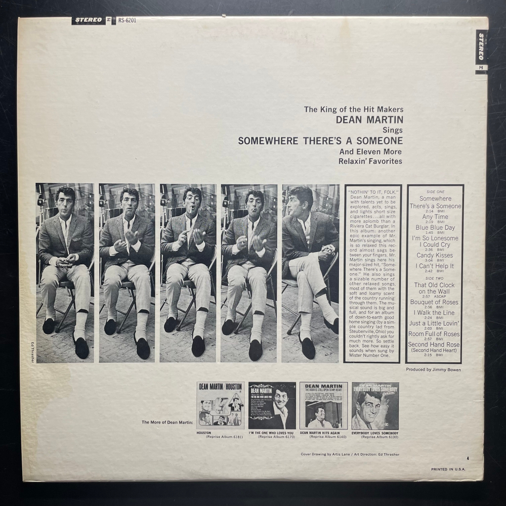 Dean Martin ‎– Somewhere There's A Someone (США 1966г.)