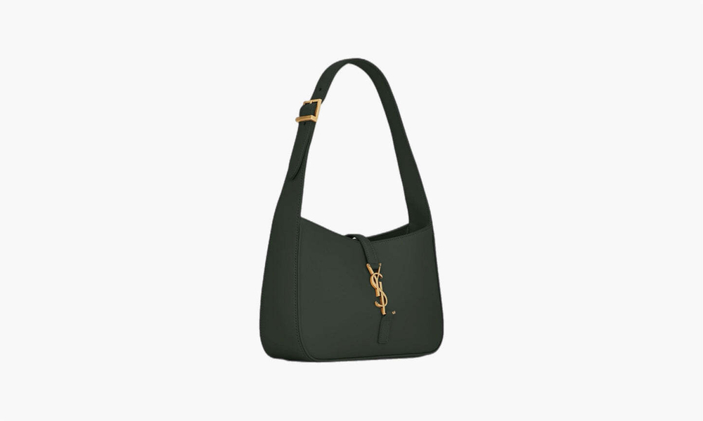 Сумка Saint Laurent Le 5 À 7 Mini Smooth Leather Hobo Bag "Vert Fonce"