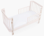 Детская кроватка-трансформер Happy baby Mommy Love в комплекте с расширением 160х70 pink