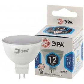 Лампочка светодиодная ЭРА STD LED MR16-12W-840-GU5.3 GU 5.3 12 Вт софит 4000 К Б0040888
