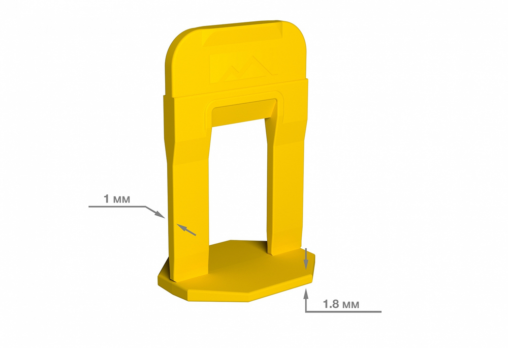 Система выравнивания плитки TLS Profi. Зажимы 1 мм