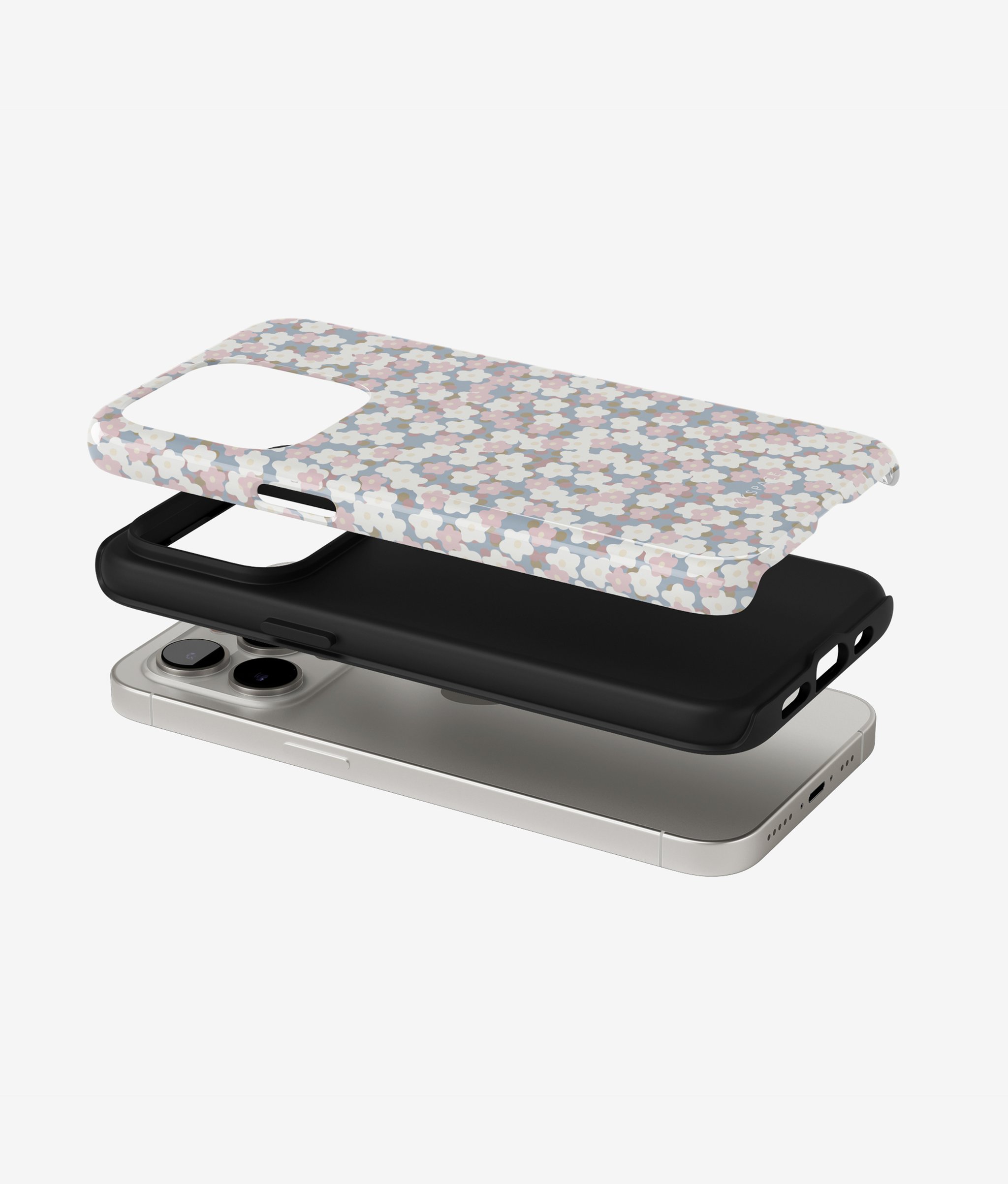 Чехол SAKURA MIST (голубой) для iPhone