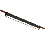 DK5676-BK Cветильник для трека-ремня Belty Smart, серия Linear, со светодиодом, L642*W40*H45мм, 48V DC, 24W, RA90, 120°, 2700-6500K, IP20, черный, алюминий