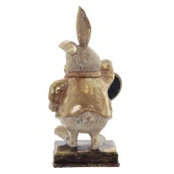 GAEM Фигурка декоративная "Кролик" с часами (LR44х1 н/п), L1, L13 W13 H25 см