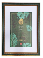 Фоторамка пластик 30х40 см Каррара зеленый