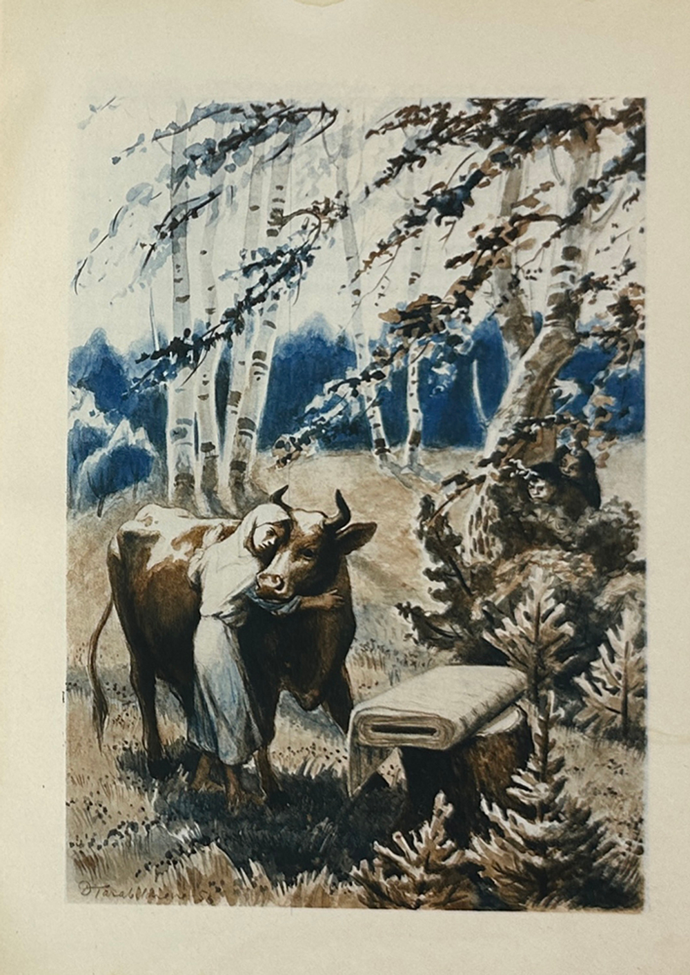 Цвирка П. Сказки Неманского края. Каунас.  ГИХЛ Литовской ССР 1952г.