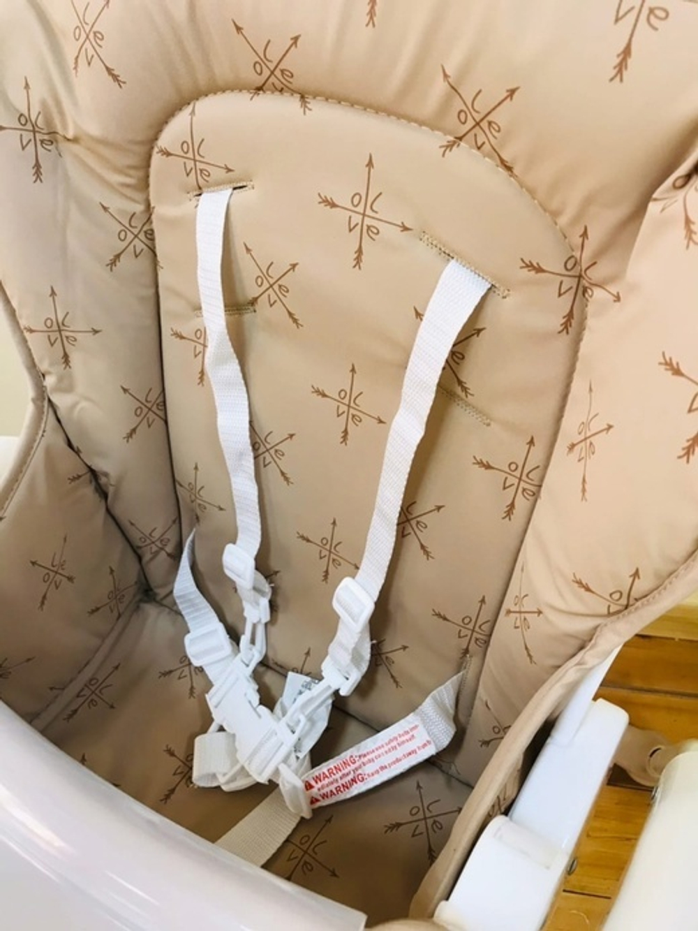 Стул для кормления "Мишутка" С-С-1, бежевый