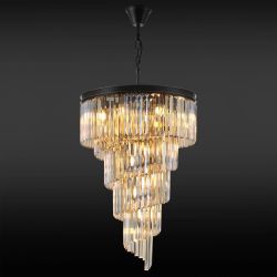 Citilux Мартин CL332172 Люстра хрустальная подвесная Шампань