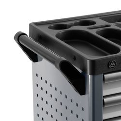 МАСТАК (521-07580G) Тележка инструментальная, 7 выдвижных ящиков, "НОВА", серая