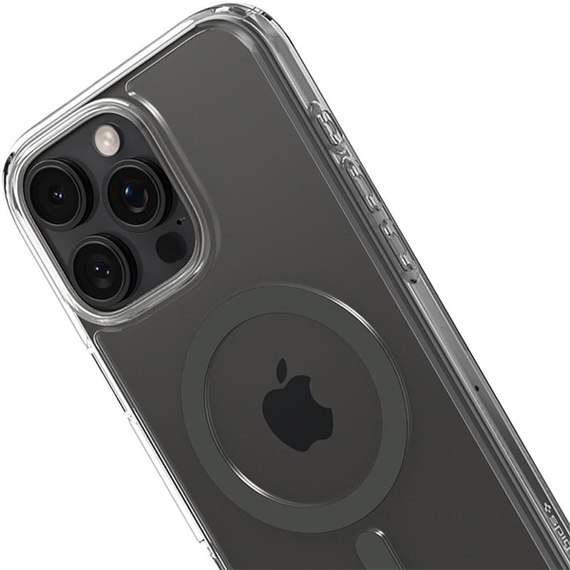 Чехол Spigen Ultra Hybrid для iPhone 16 Pro Max (ACS07999) прозрачный серый (Graphite)