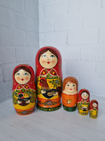 Матрешка "с курочкой" традиция 5мест