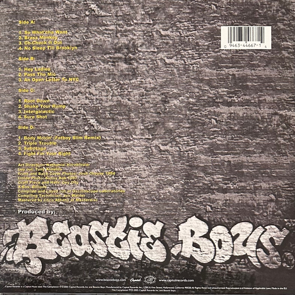 Beastie Boys ‎– Solid Gold Hits 2LP (Европа 2011г.)