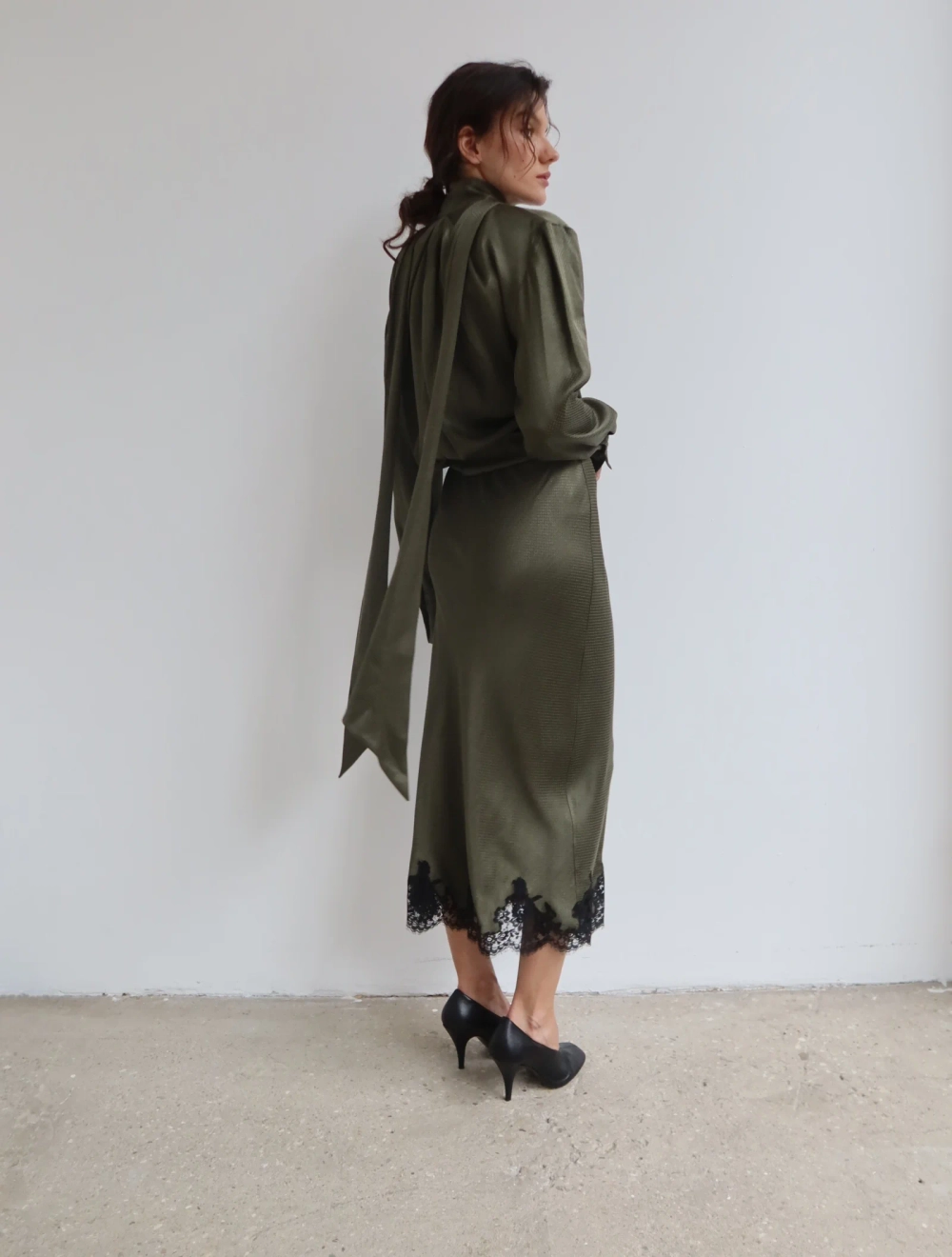 Блуза с лентой Parvina