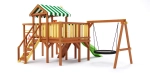 Деревянная игровая площадка для малышей