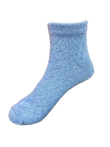 Теплые пуховые носки Н230-04 голубой