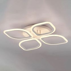 Citilux Ромби Смарт CL236A140E RGB Умная люстра Белая