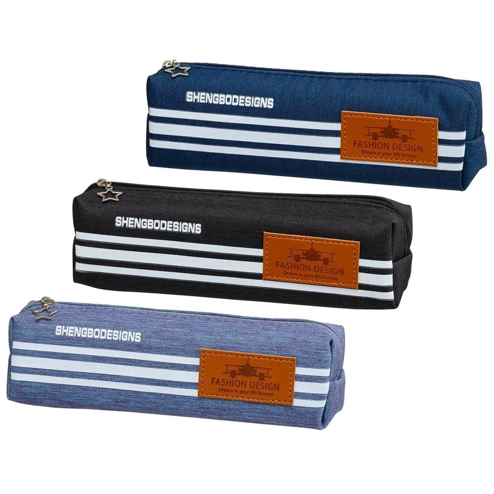 Пенал-косметичка Basir без наполнения, 20,5*5,5*5 см, на молнии, ассорти