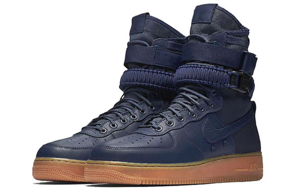 Кроссовки Nike Air Force 1 Navy Gum