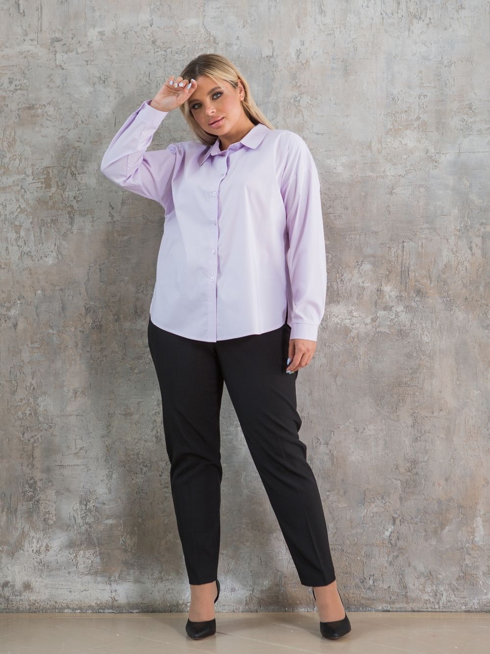Блузка 1357 сиреневый Novita (Акция)