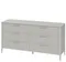 Комод Type 6 ящиков ширина 170 см (серо-бежевый)
