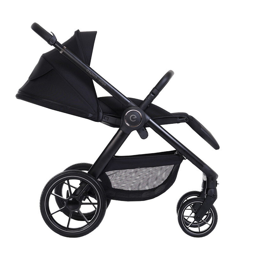 Детская коляска 3 в 1 Espiro Yoga 2025 и автокресло Pi Gray blue 111 calm evening voice of nature / Серый/синий (Gray blue 103)