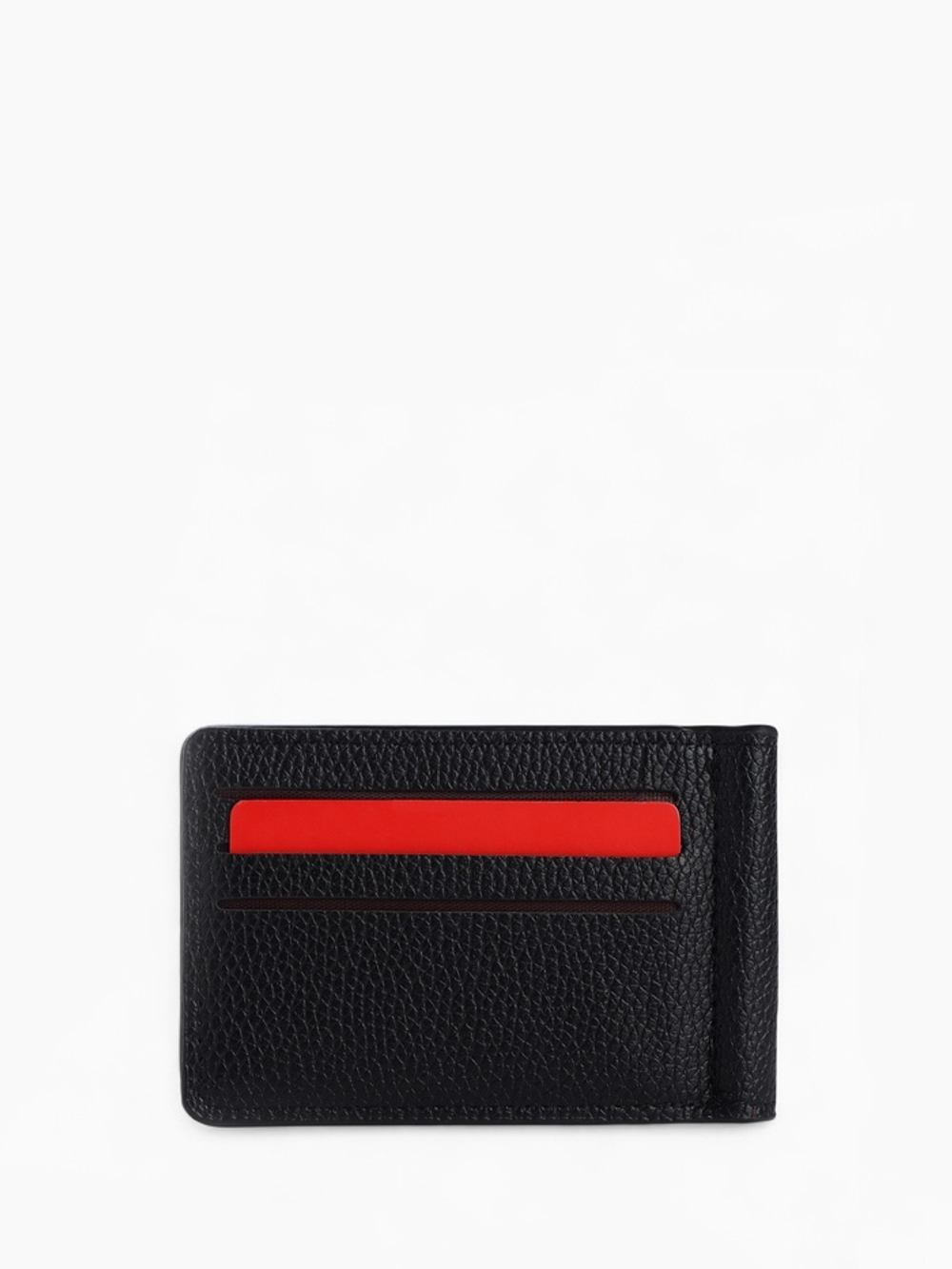 Зажим для купюр на магните, для банковских карт, SIM-карт, чёрный