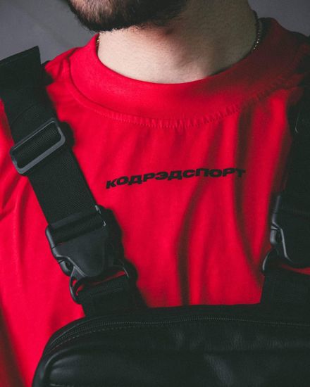 Сумка ТАЙНА нагрудная экокожа черный