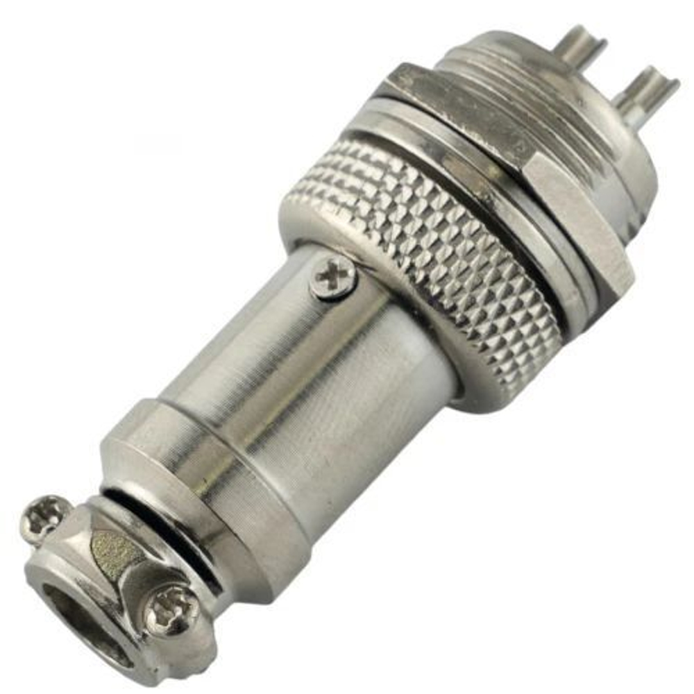 Авиационный разъем GX16 2Pin (штекер+гнездо)