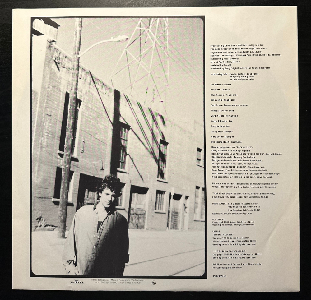 Rick Springfield - Rock Of Life (Германия 1988г.)