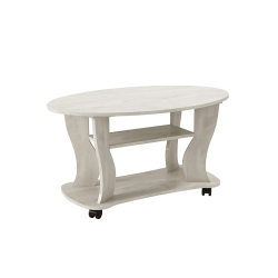 Стол журнальный Сатурн-М05, Бетон пайн белый