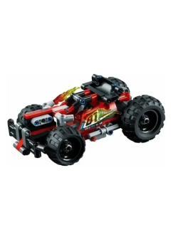 Конструктор Техник Красный гоночный автомобиль 139 дет/10821