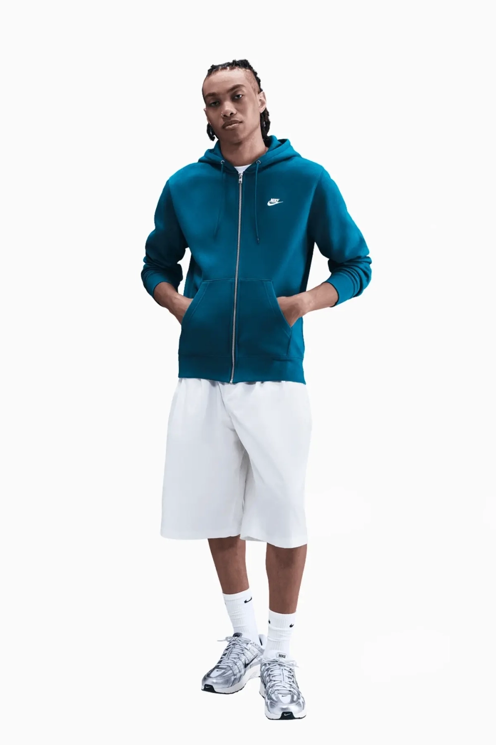 Кофта Nike Club Full-Zip - синий