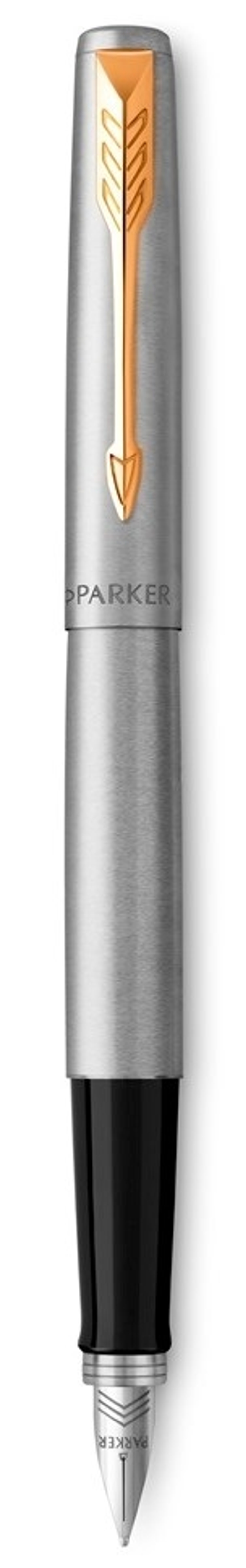 Перьевая ручка Parker Jotter Stainless Steel GT, Mblue