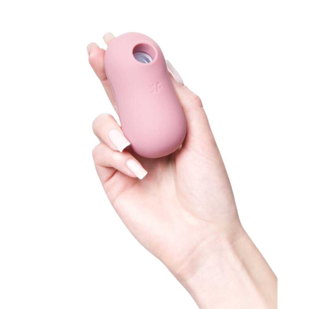 Миниатюрный вакуумно-волновой стимулятор клитора с вибрацией Cotton Candy