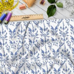 Ткань премиум дюспо мелкие полевые цветы