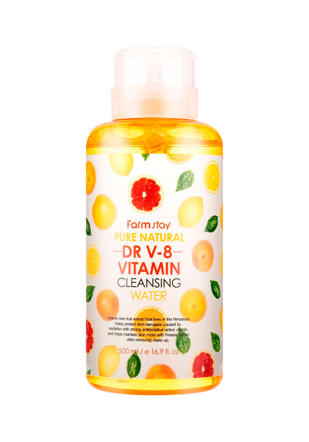 FarmStay Pure Natural Dr V-8 Vitamin Cleansing Water Очищающая вода с витаминами