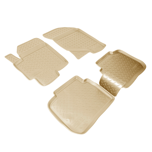Ковры в салон Norplast/Unidec для Hyundai Elantra в кузове XD (2003-2006), Бежевый, арт.NPL-Po-31-08-B