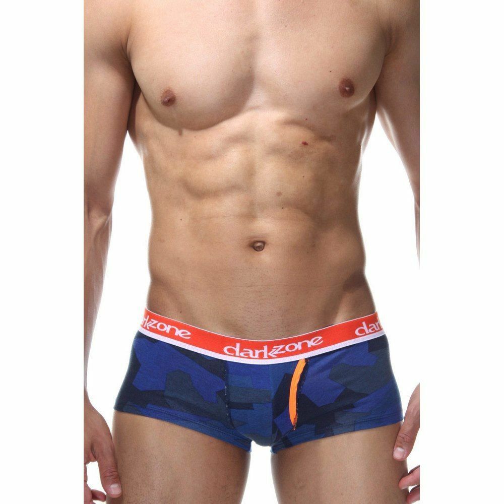 Трусы мужские хипсы сине-фиолетовые DARKZONE Camo Navy-Violet DZN2426