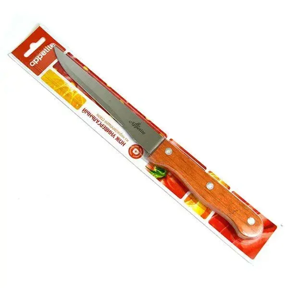 Нож нерж Кантри универс 15см в блистере