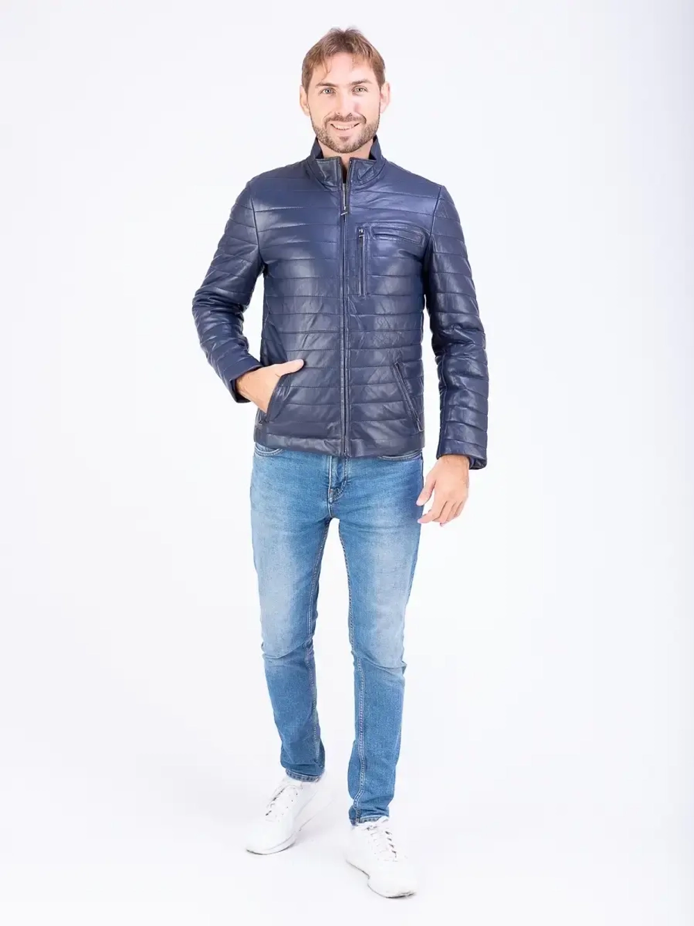 Куртка  мужская кожаная натуральная