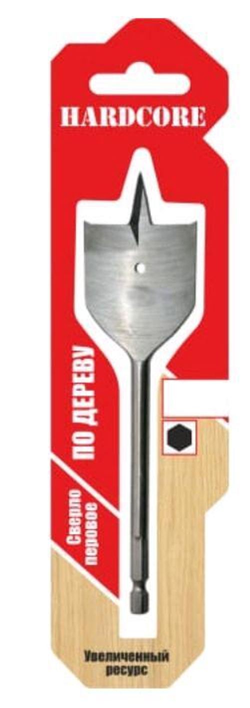 Сверло по дереву перовое  50мм*152мм / Hardcore 165015