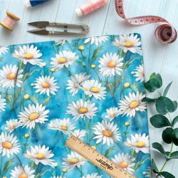 Ткань Барби поле ромашек