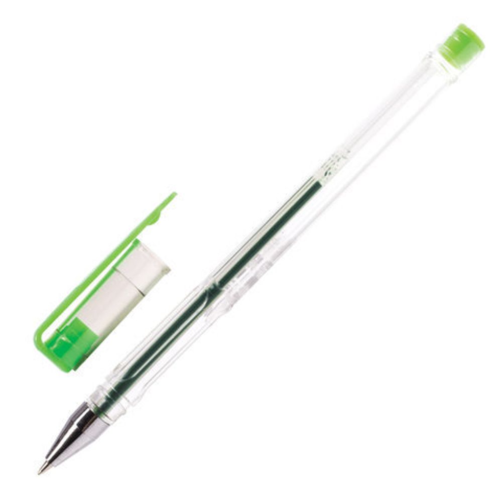 Ручки гелевые ПИФАГОР, НАБОР 10 ЦВЕТОВ, корпус прозрачный, узел 0,5 мм, линия письма 0,35 мм, 142794