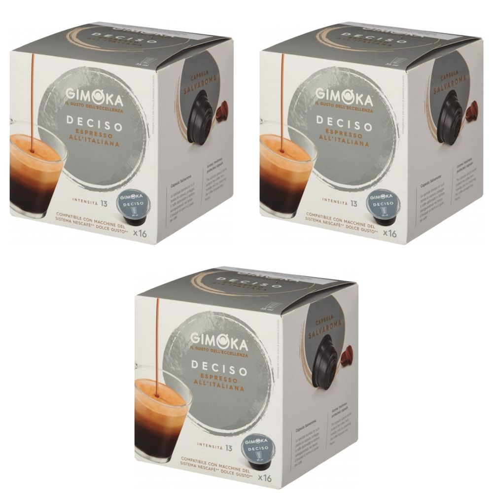 Кофе в капсулах Dolce Gusto Gimoka Deciso 48 шт