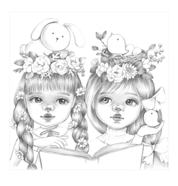 Painting You in Memory. Coloring Book