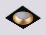 Светильник встраиваемый TN52340 SBK/SGD черный песок/золото песок GX53 max 12W 115*115*25
