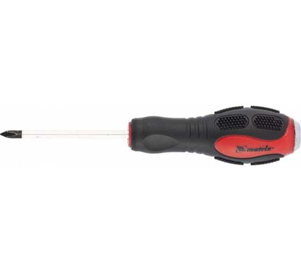 ОТВЕРТКА УДАРНАЯ MATRIX PH1Х75ММ ДВУХКОМП/РУКОЯТКА 19118