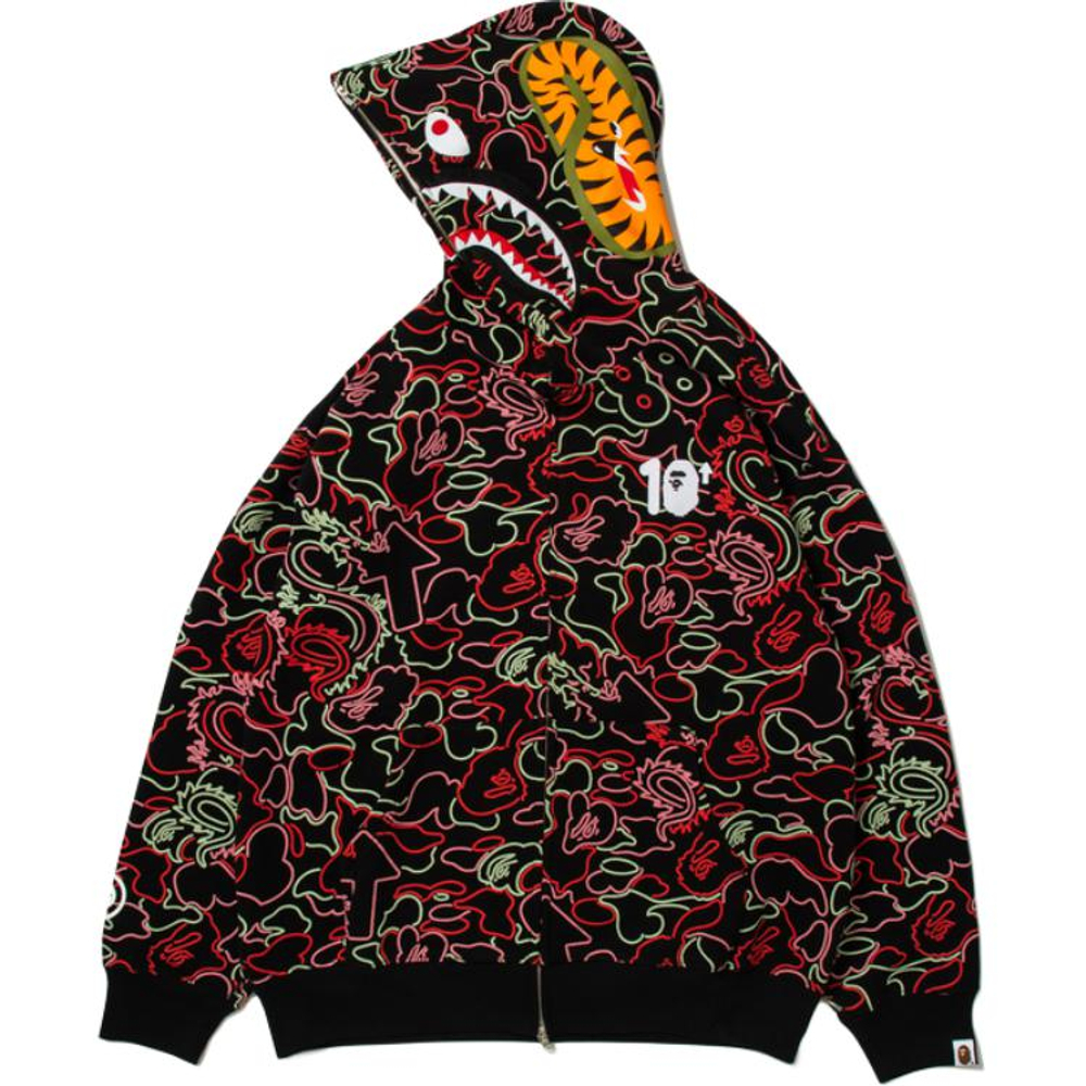 A Bathing Ape Bathing Ape X 88rising Collaboration Свитшот красный