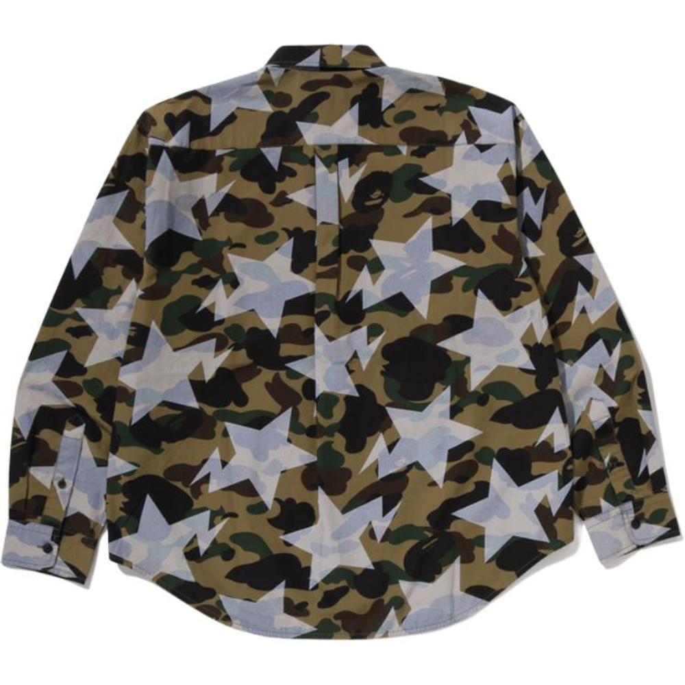 A Bathing Ape Bathing Ape Ss26 Shirts Button Cotton Moderate Regular 0zxstm303311q